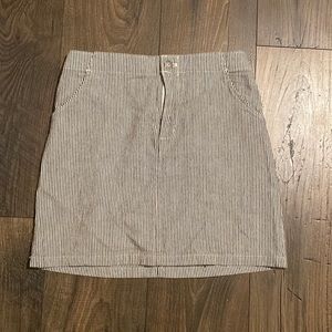 Striped Hollister skirt